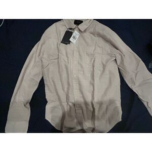 Rails Dress Shirt Wyatt Hummus Medium Men's Button Up Long Sleeve New Tags